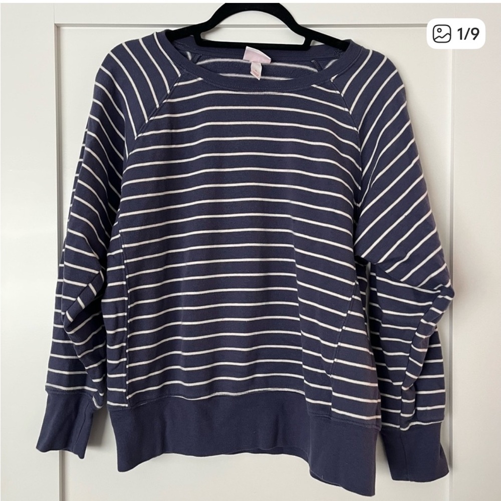 Isabel Maternity by Ingrid & Isabel Blue Striped Sweater